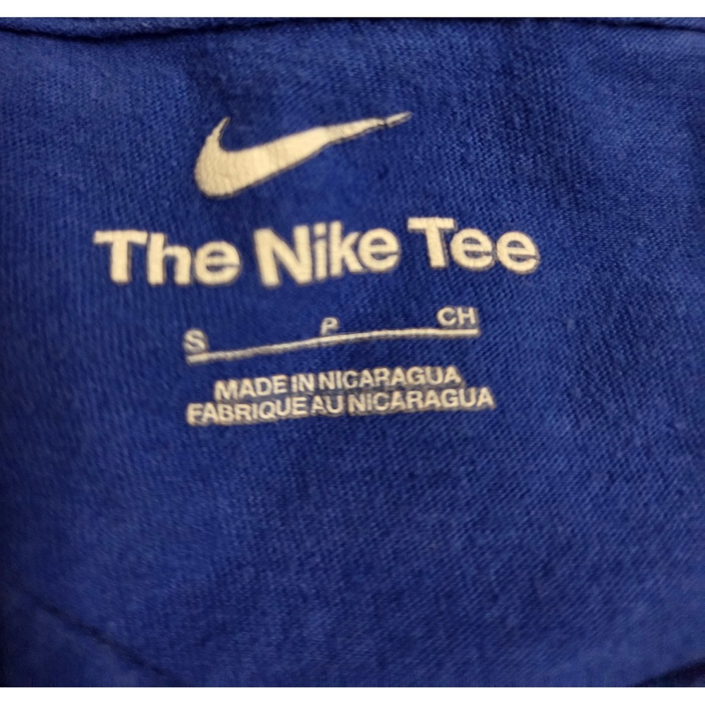 Nike Mens T-Shirt Bundle Just Do It Graphic Logo Blue Light Blue Small 2 Pack - Picture 4 of 9